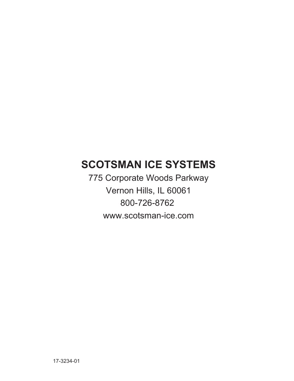 Scotsman ice systems | Scotsman CU1526 User Manual | Page 18 / 18