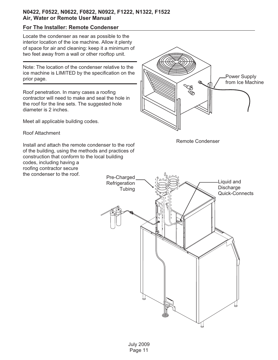 Scotsman F0522 User Manual | Page 12 / 24