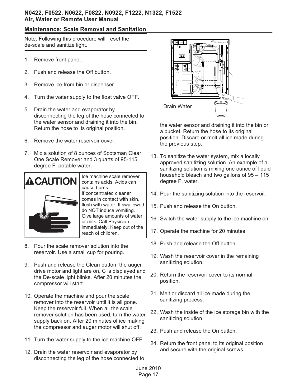 Scotsman F0522 User Manual | Page 18 / 24