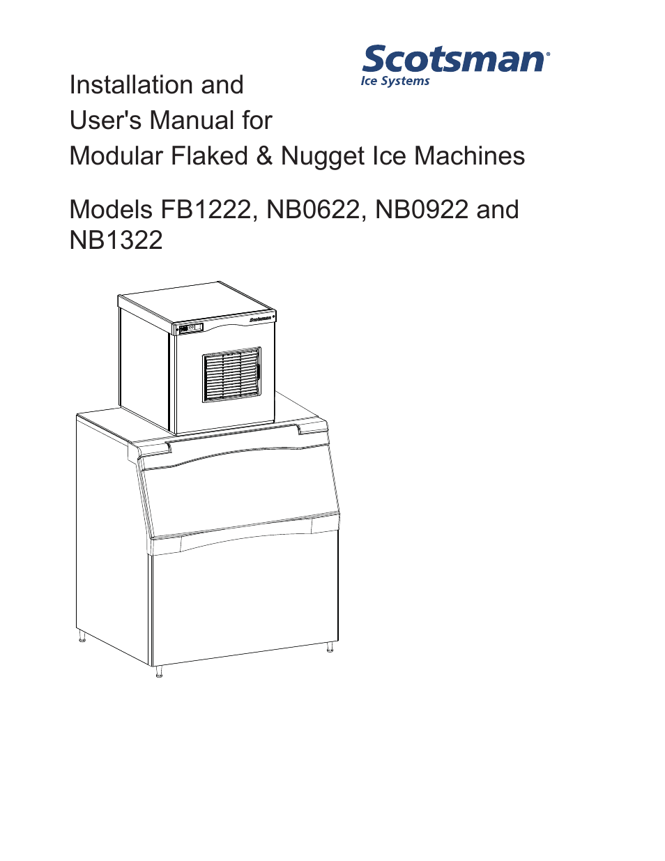 Scotsman FB1222 User Manual | 37 pages