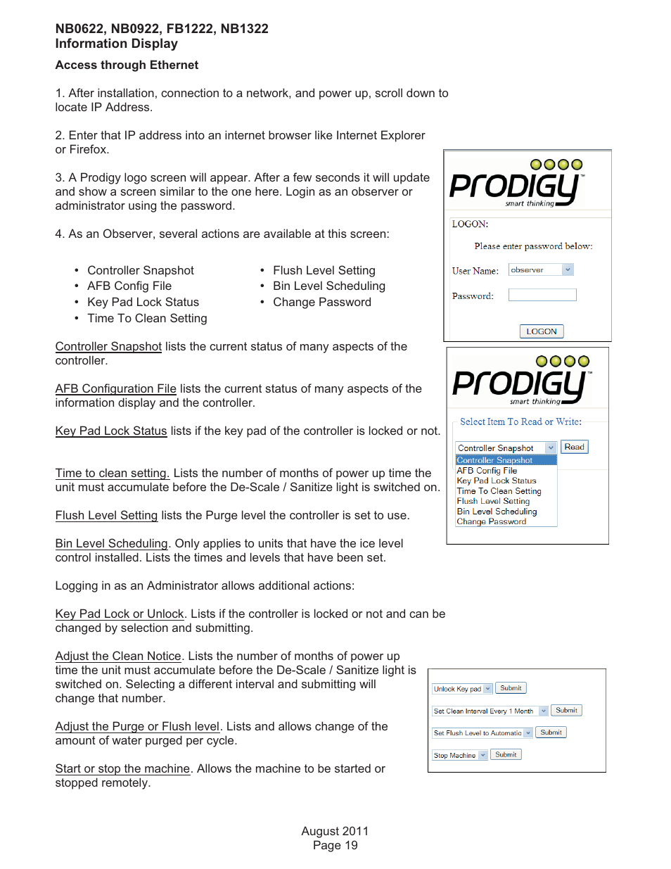 Scotsman FB1222 User Manual | Page 35 / 37