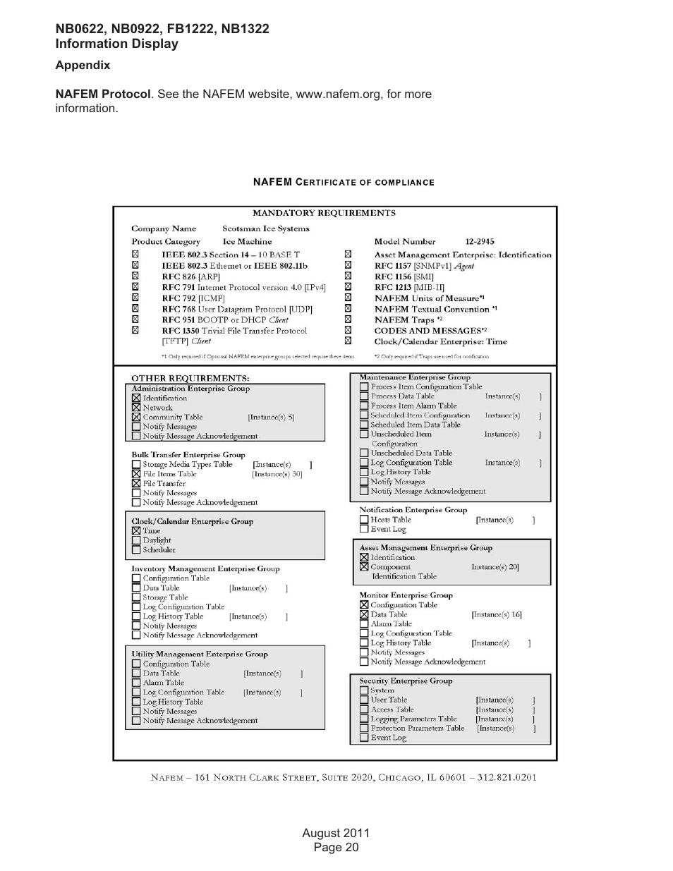 Scotsman FB1222 User Manual | Page 36 / 37