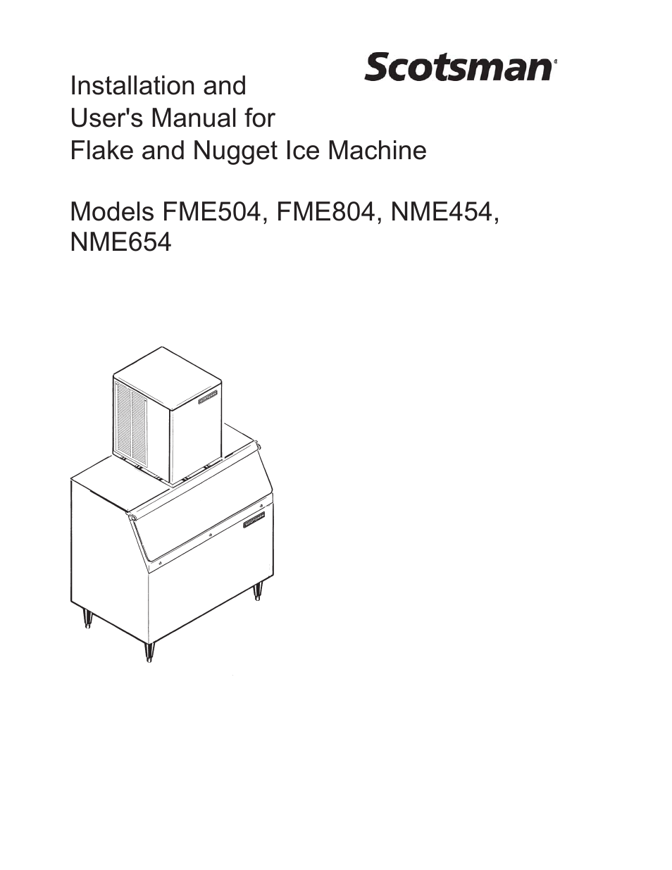Scotsman FME504 User Manual | 16 pages