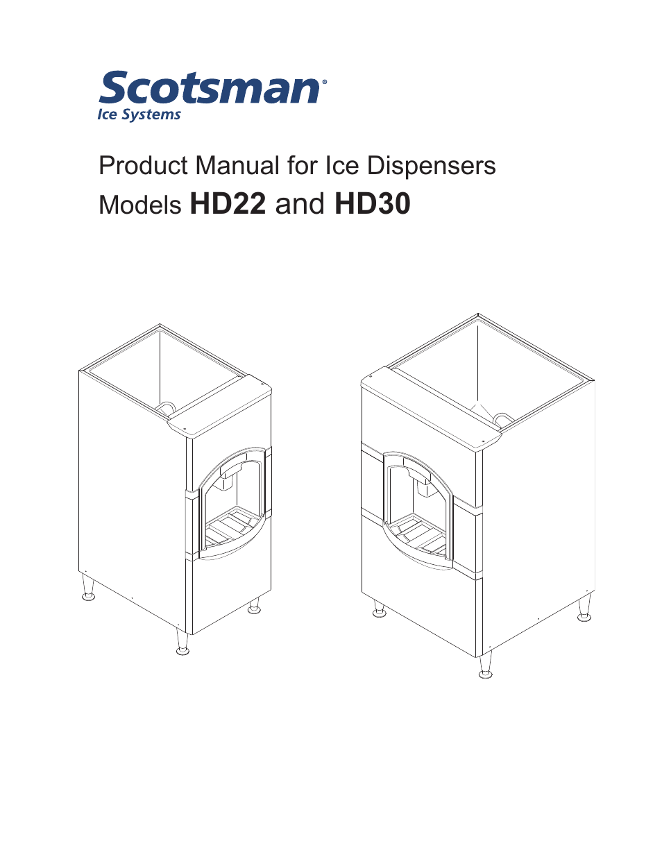 Scotsman HD22 User Manual | 18 pages