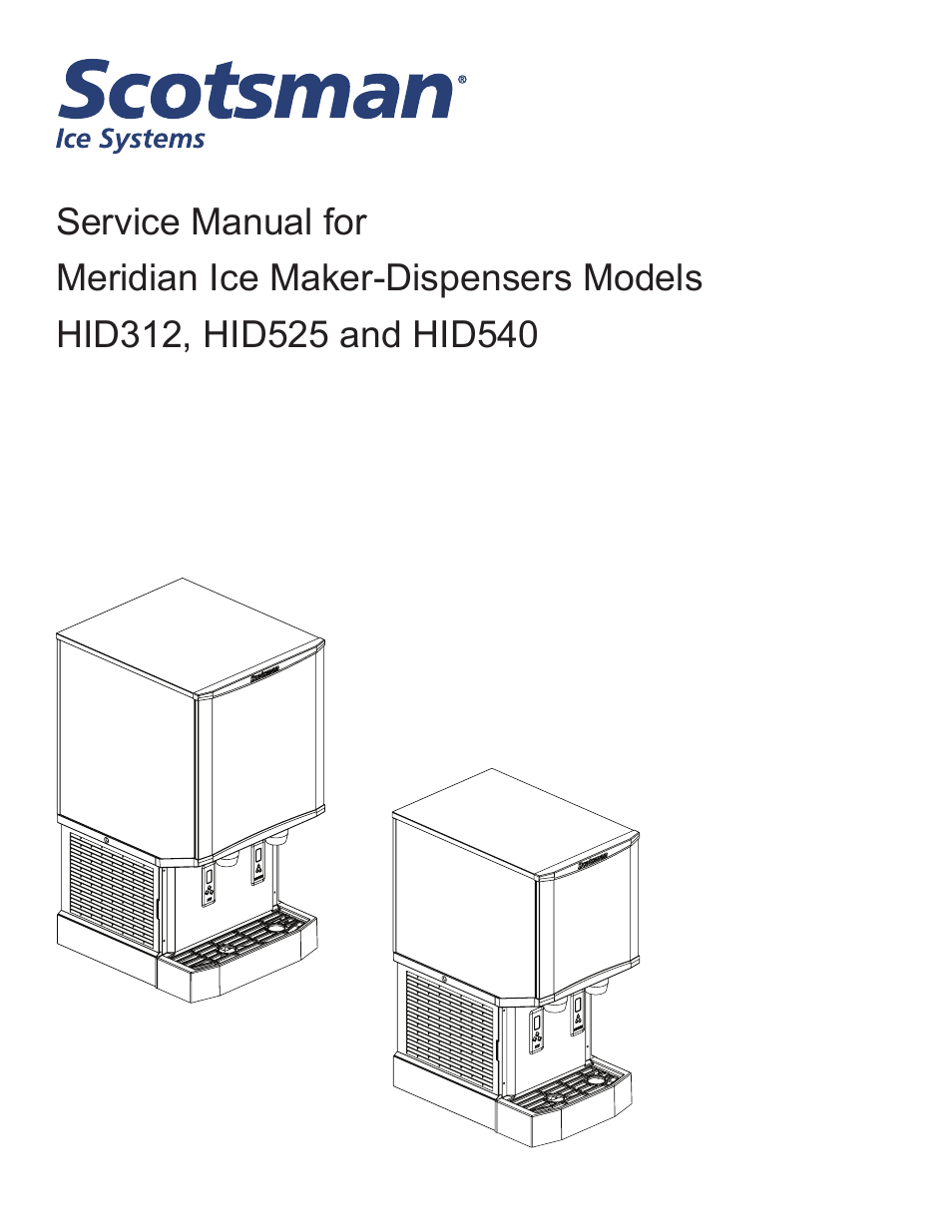 Scotsman HID312 Service Manual User Manual | 41 pages