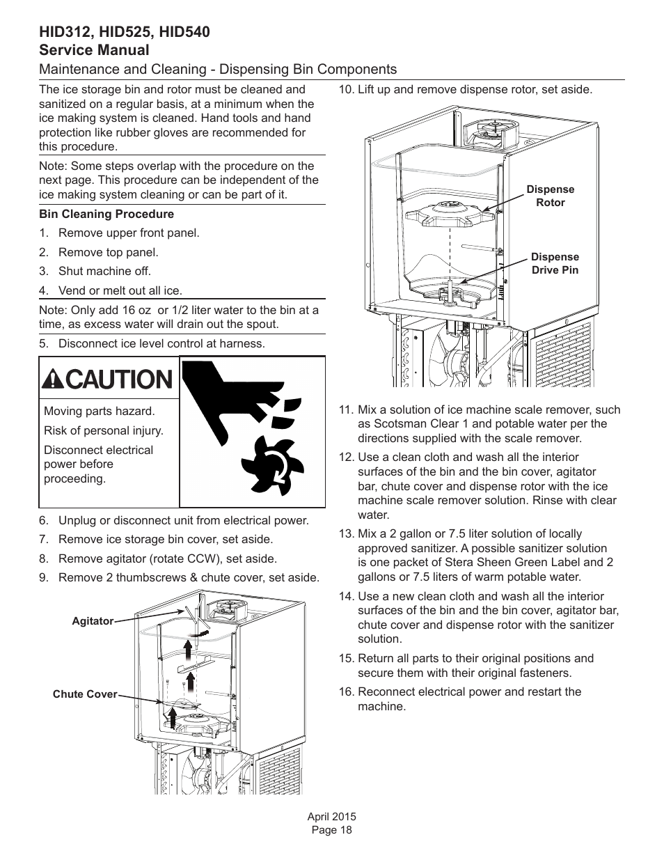 Scotsman HID312 Service Manual User Manual | Page 18 / 41