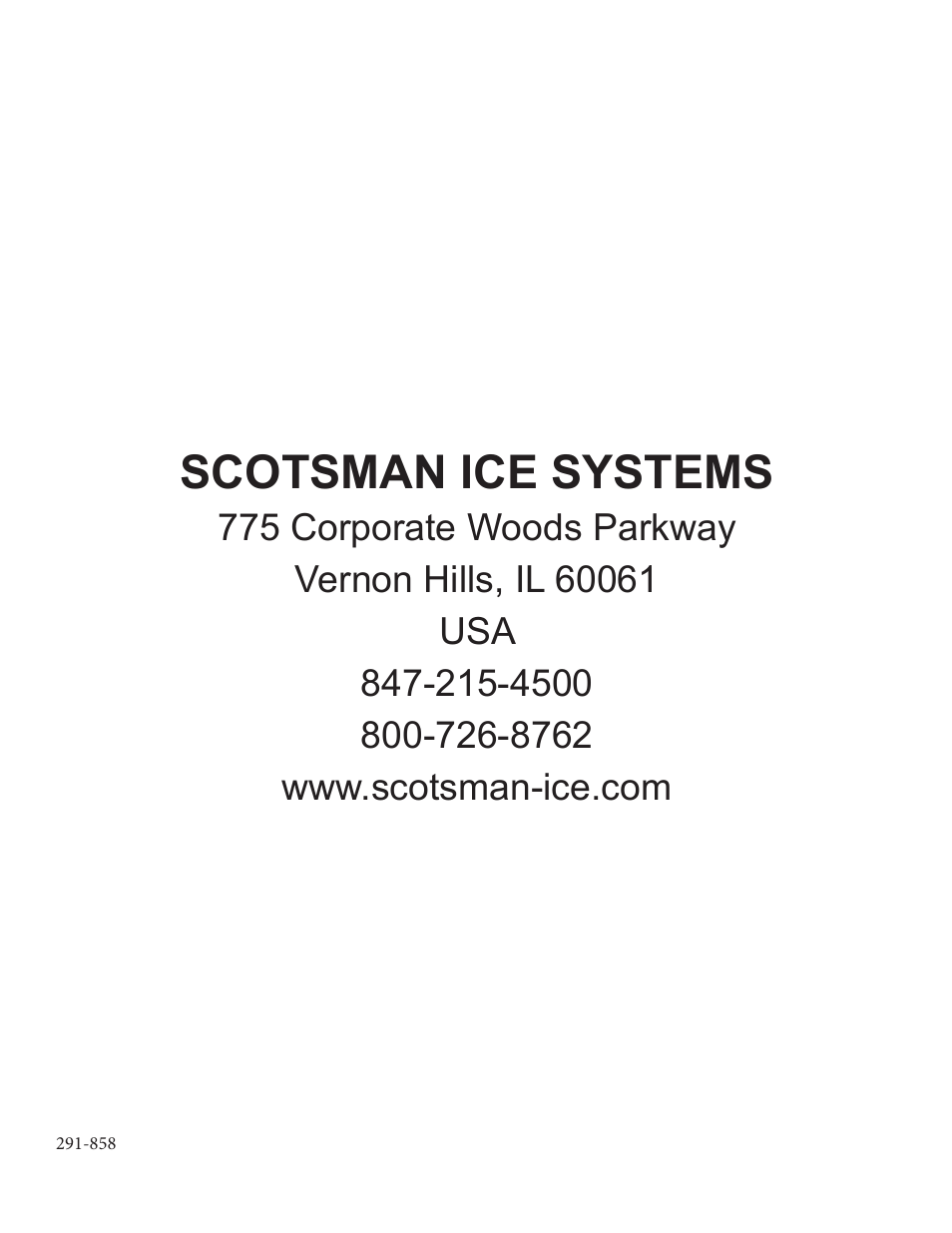 Scotsman ice systems | Scotsman HID312 Service Manual User Manual | Page 41 / 41