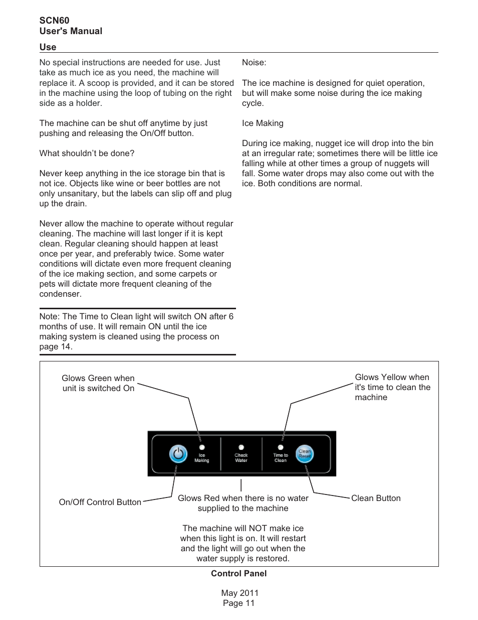 Scotsman SCN60 User Manual | Page 12 / 18