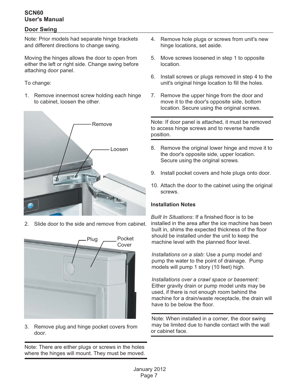 Scotsman SCN60 User Manual | Page 8 / 18