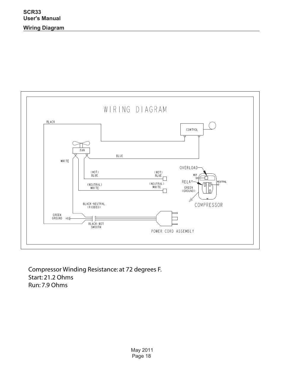 Scotsman SCR33 User Manual | Page 19 / 20