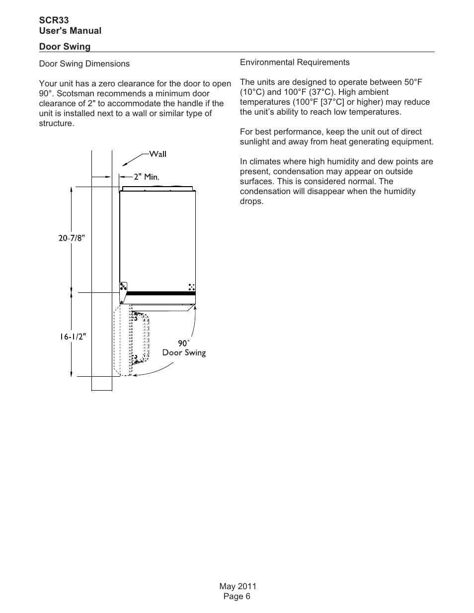 Scotsman SCR33 User Manual | Page 7 / 20