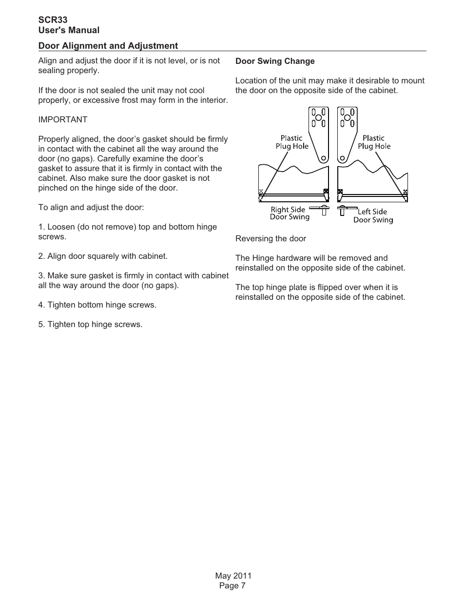 Scotsman SCR33 User Manual | Page 8 / 20