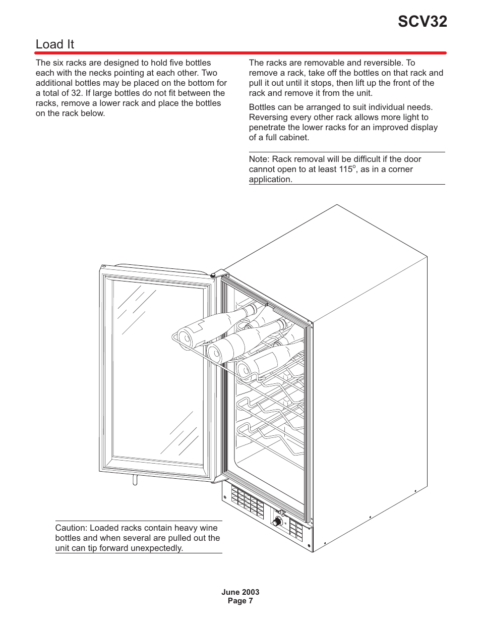 Load it 7, Load it, Scv32 | Scotsman SCV32 User Manual | Page 8 / 16