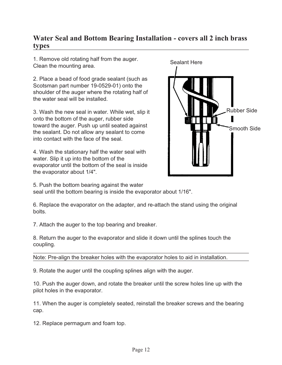 Scotsman Flaked Ice Machines User Manual | Page 13 / 22