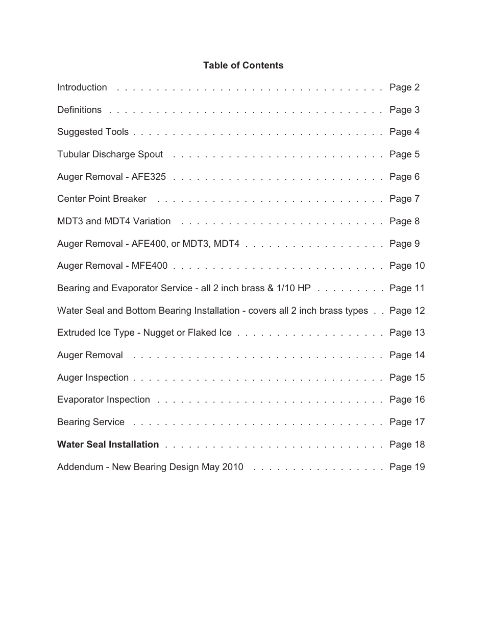 Scotsman Flaked Ice Machines User Manual | Page 2 / 22