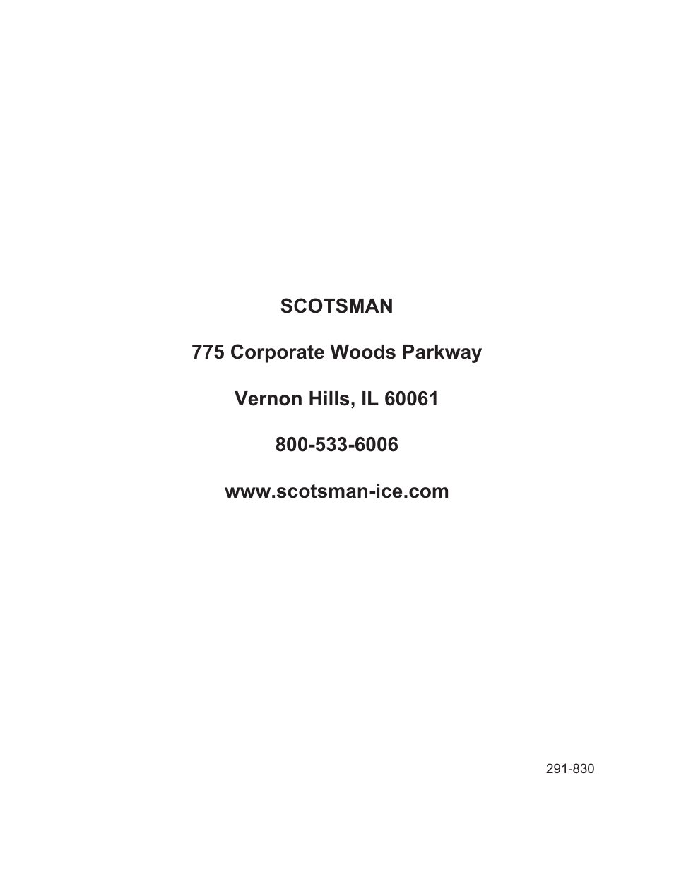 Scotsman Flaked Ice Machines User Manual | Page 22 / 22