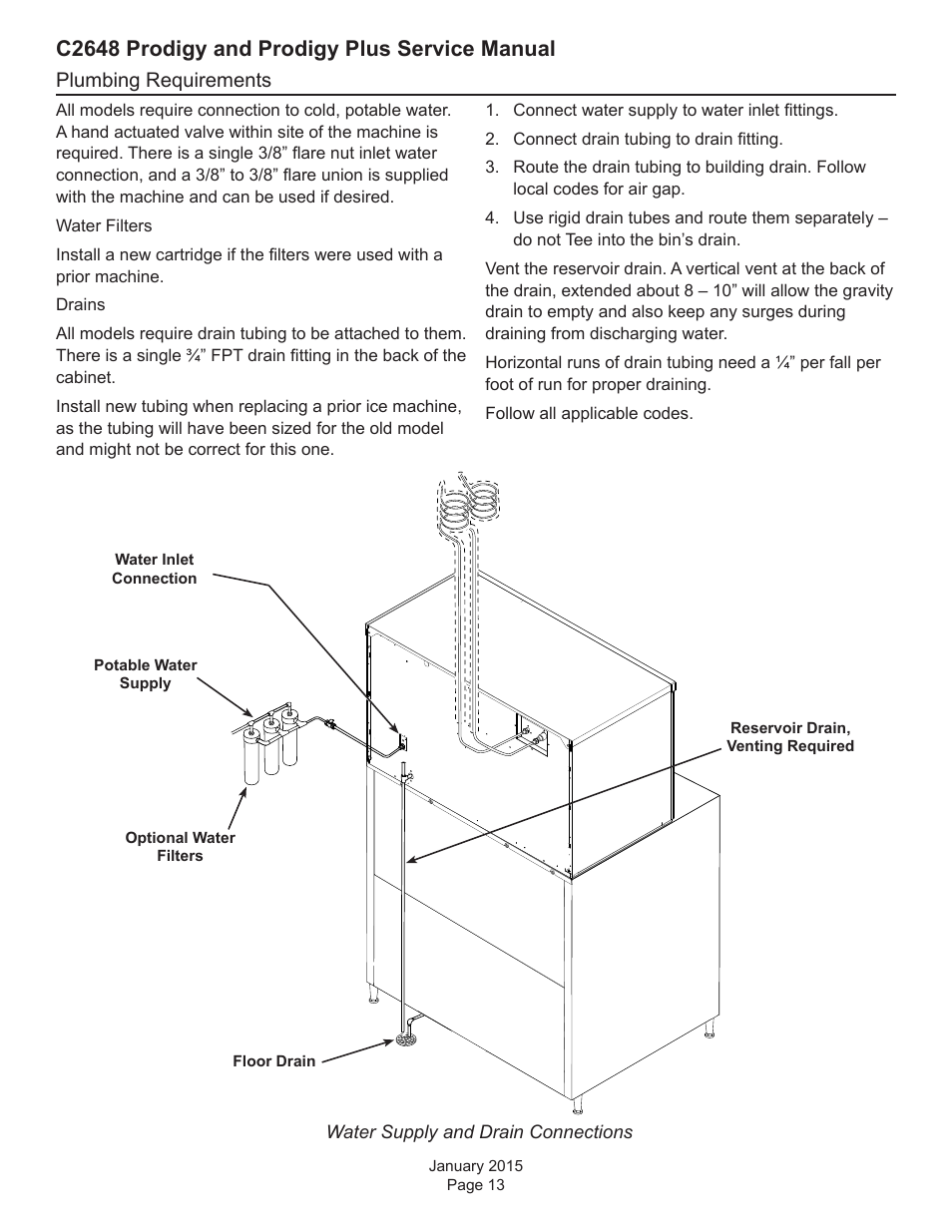 C2648 prodigy and prodigy plus service manual | Scotsman C2648 User Manual | Page 13 / 67