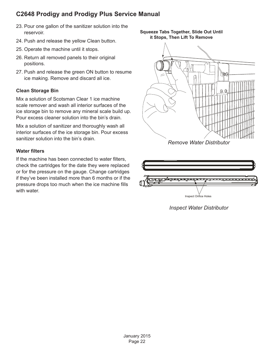 C2648 prodigy and prodigy plus service manual | Scotsman C2648 User Manual | Page 22 / 67