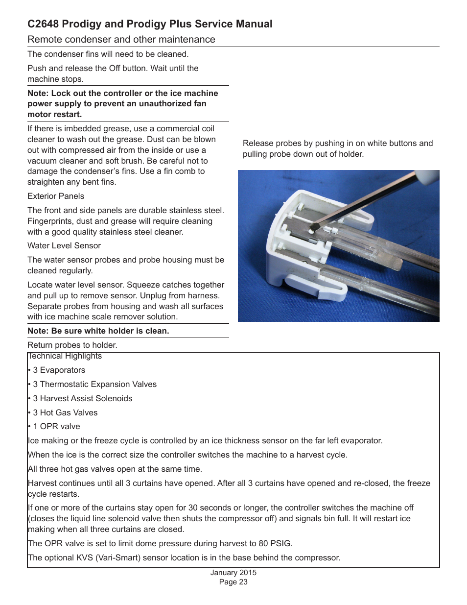 C2648 prodigy and prodigy plus service manual | Scotsman C2648 User Manual | Page 23 / 67