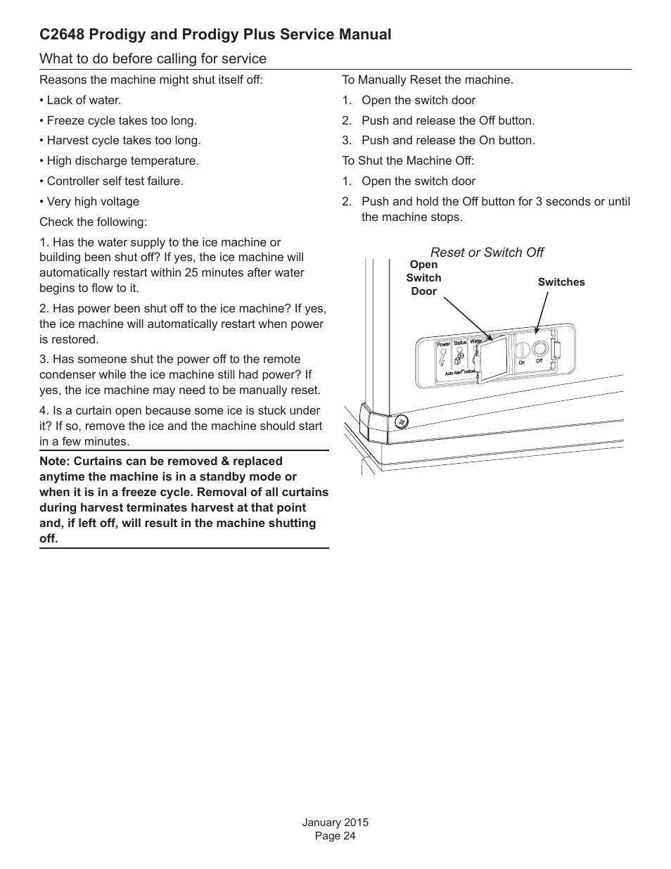 C2648 prodigy and prodigy plus service manual | Scotsman C2648 User Manual | Page 24 / 67