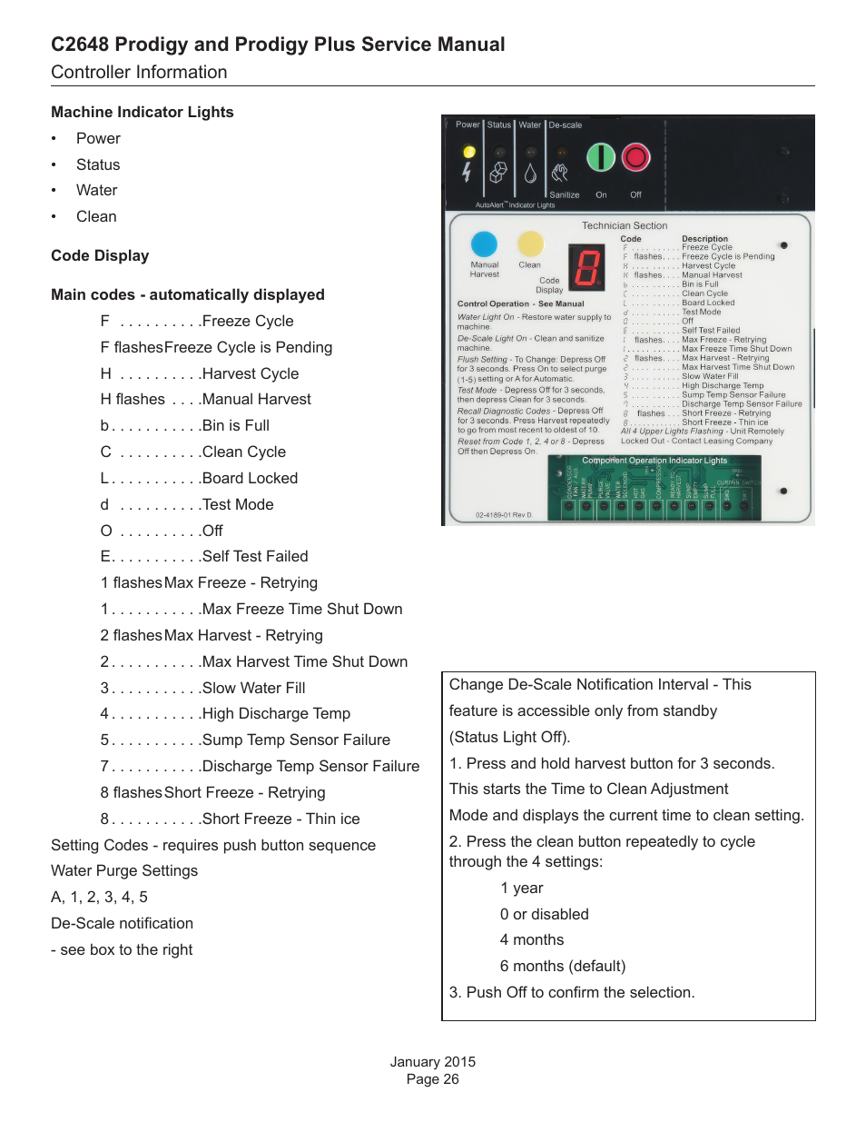 C2648 prodigy and prodigy plus service manual | Scotsman C2648 User Manual | Page 26 / 67