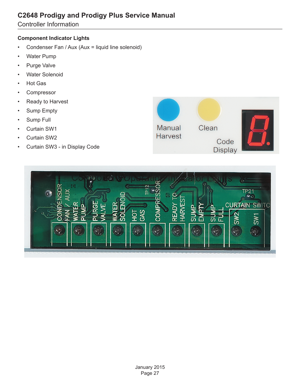 Scotsman C2648 User Manual | Page 27 / 67