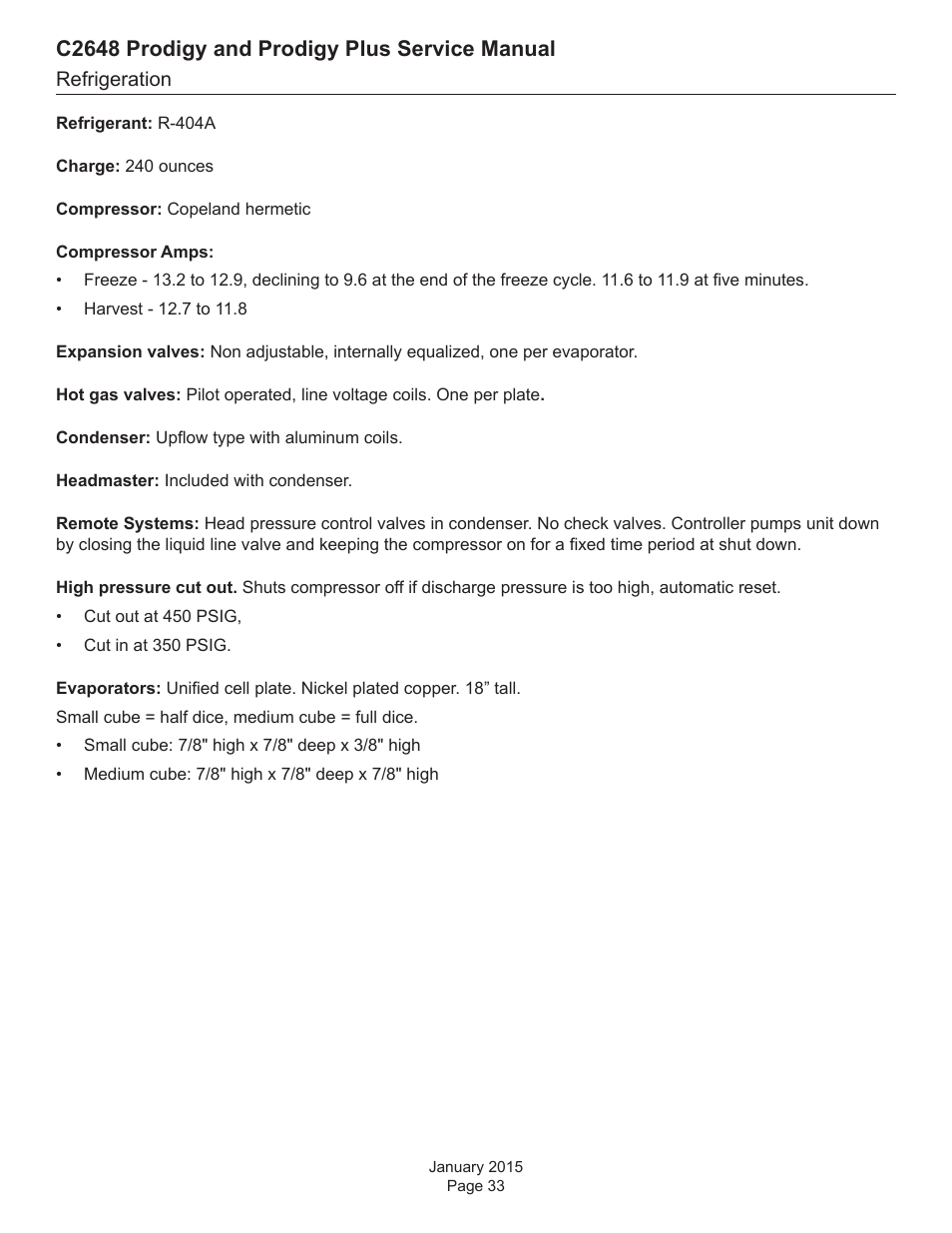 C2648 prodigy and prodigy plus service manual | Scotsman C2648 User Manual | Page 33 / 67