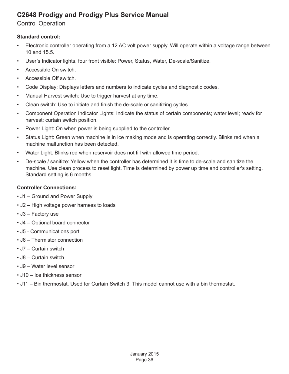 C2648 prodigy and prodigy plus service manual | Scotsman C2648 User Manual | Page 36 / 67