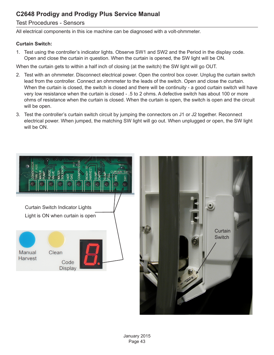 C2648 prodigy and prodigy plus service manual | Scotsman C2648 User Manual | Page 43 / 67