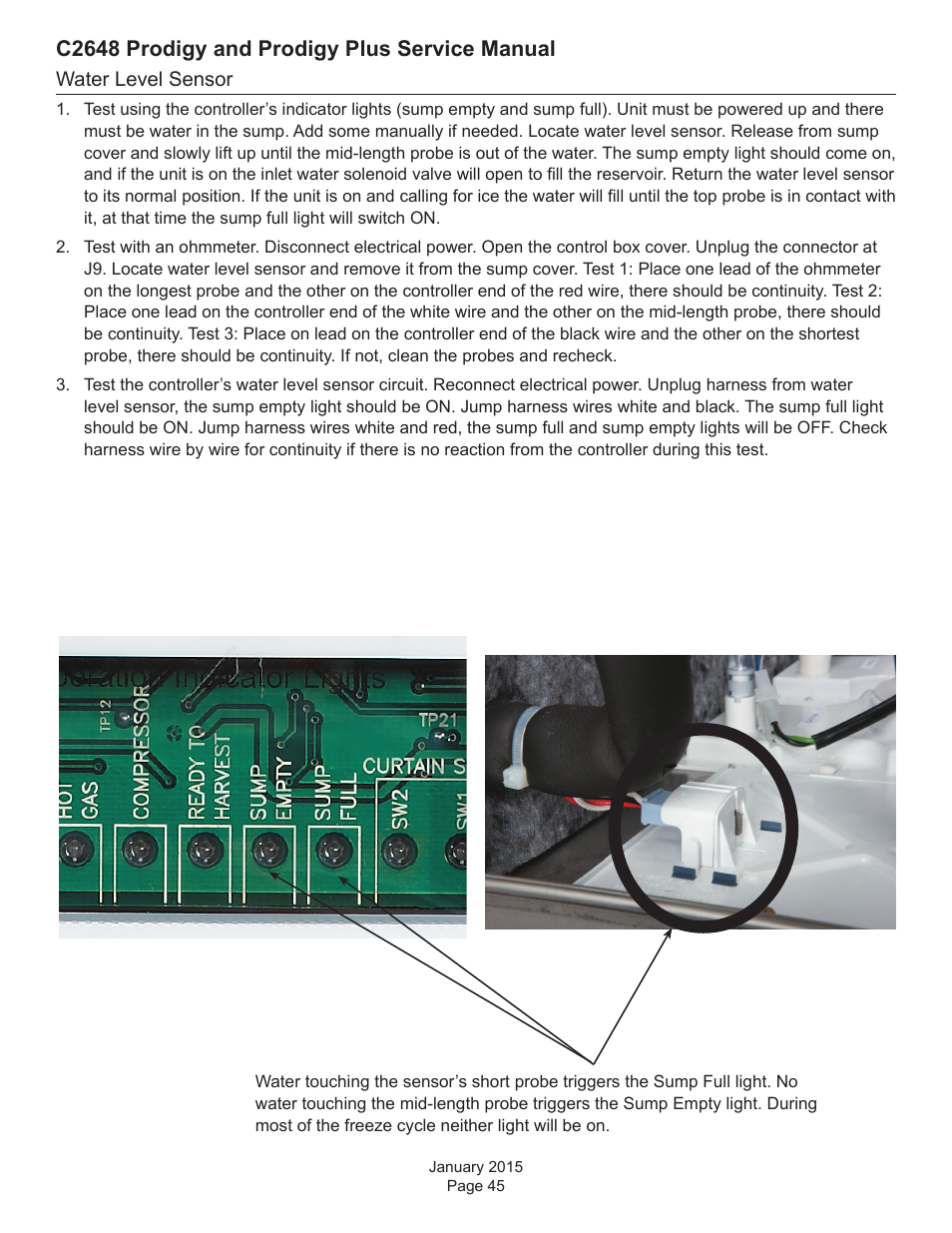 C2648 prodigy and prodigy plus service manual | Scotsman C2648 User Manual | Page 45 / 67