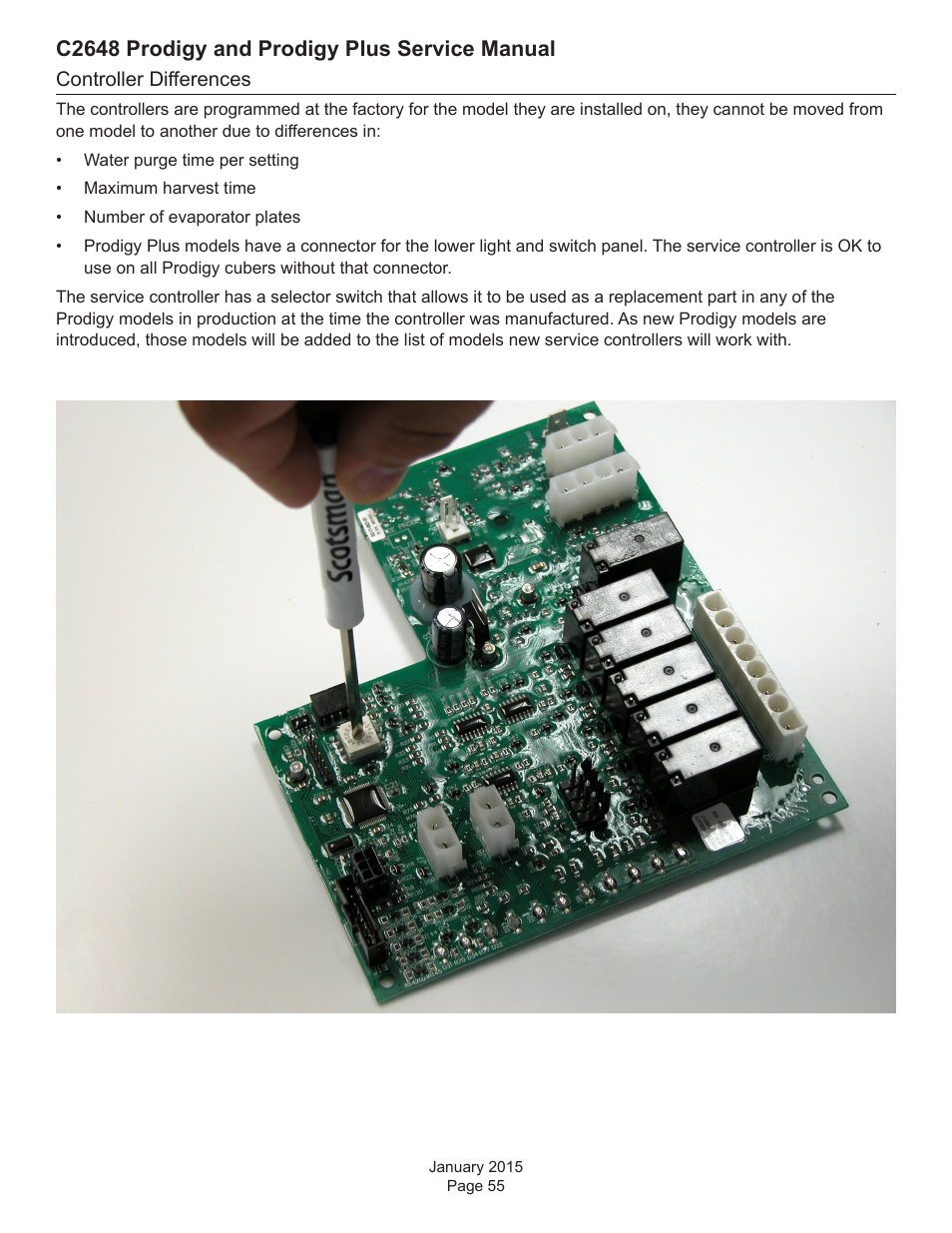 C2648 prodigy and prodigy plus service manual | Scotsman C2648 User Manual | Page 55 / 67