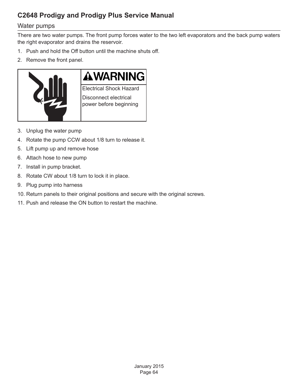C2648 prodigy and prodigy plus service manual | Scotsman C2648 User Manual | Page 64 / 67