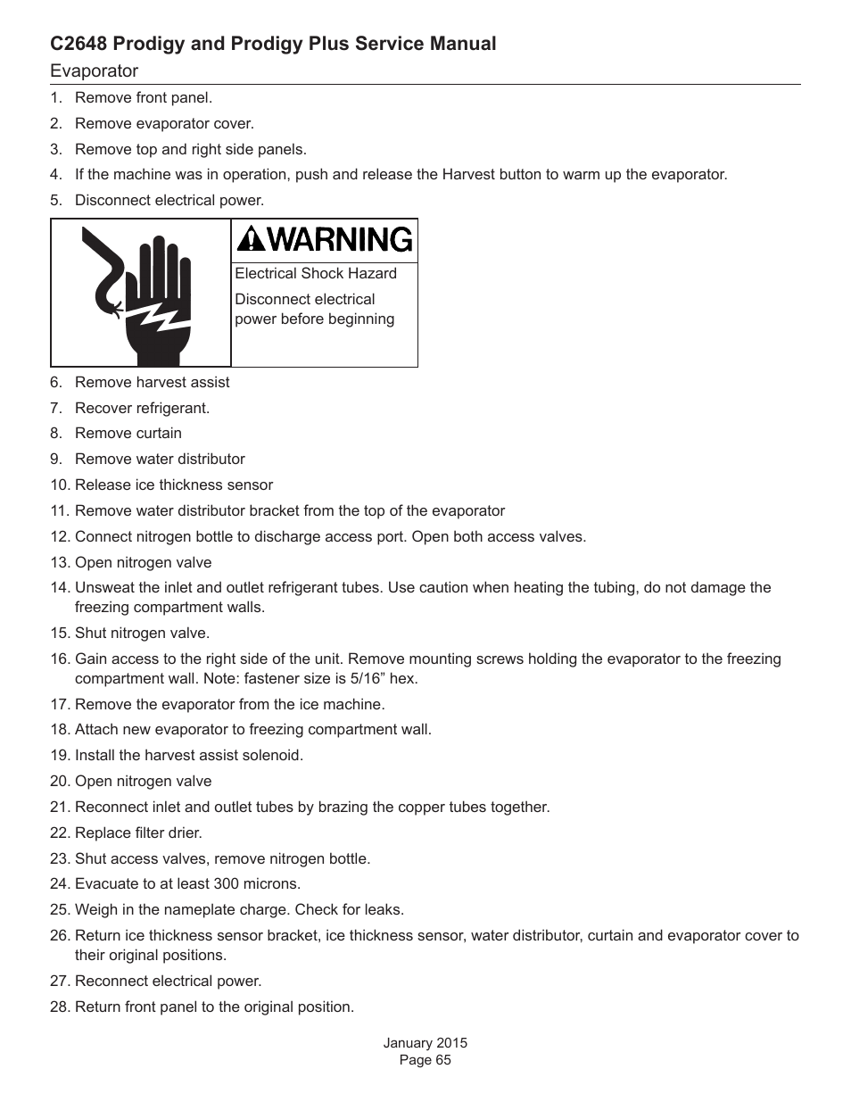 C2648 prodigy and prodigy plus service manual | Scotsman C2648 User Manual | Page 65 / 67