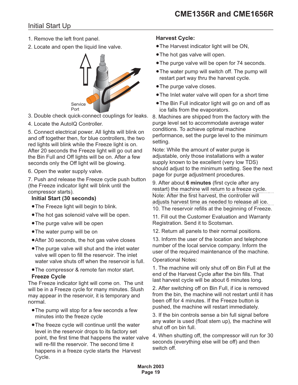 Scotsman CME1356R User Manual | Page 19 / 47