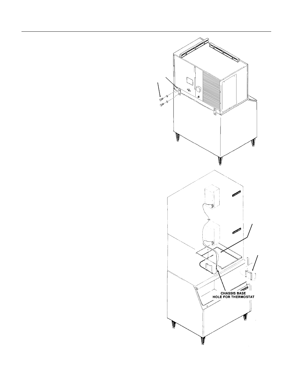 For the installer: machine & bin assembly | Scotsman CME855A User Manual | Page 5 / 26