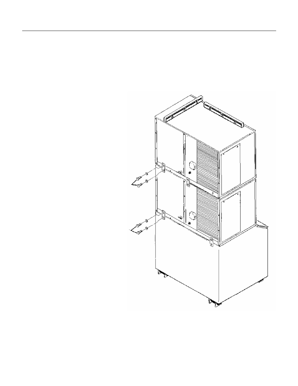 Stacking two units | Scotsman CME855A User Manual | Page 6 / 26