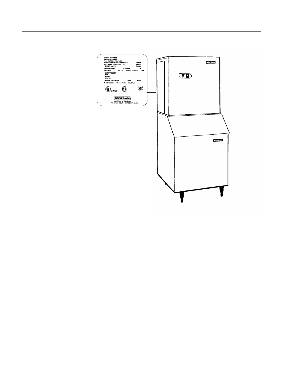 Product information | Scotsman CME865W User Manual | Page 3 / 27