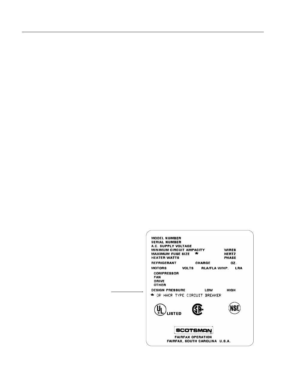 For the installer: environmental limitations | Scotsman CME865W User Manual | Page 5 / 27