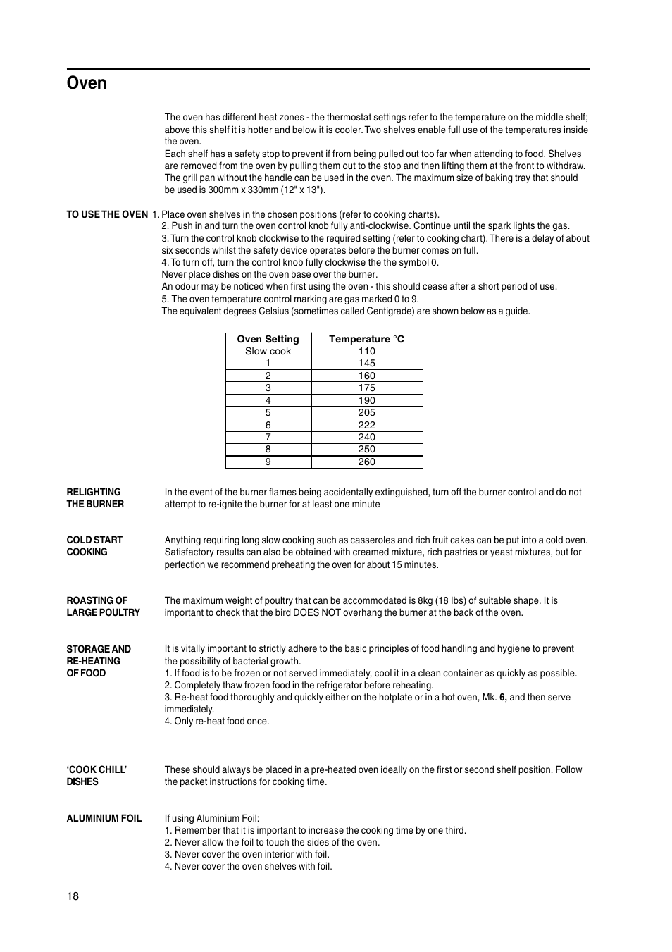 Oven | Cannon C50HNB User Manual | Page 18 / 28