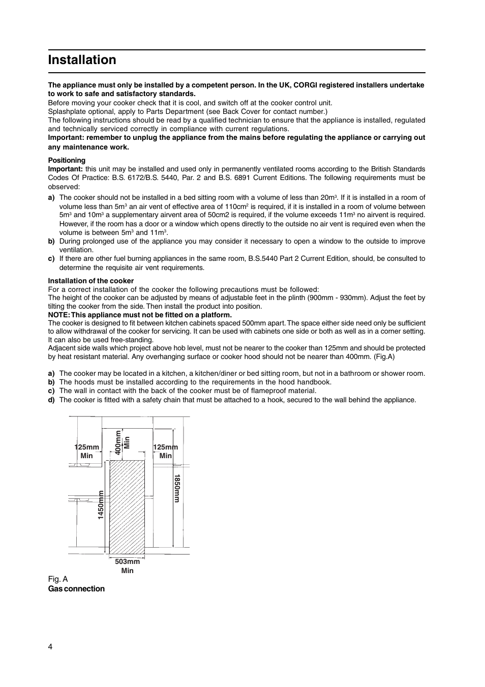 Installation | Cannon C50HNB User Manual | Page 4 / 28