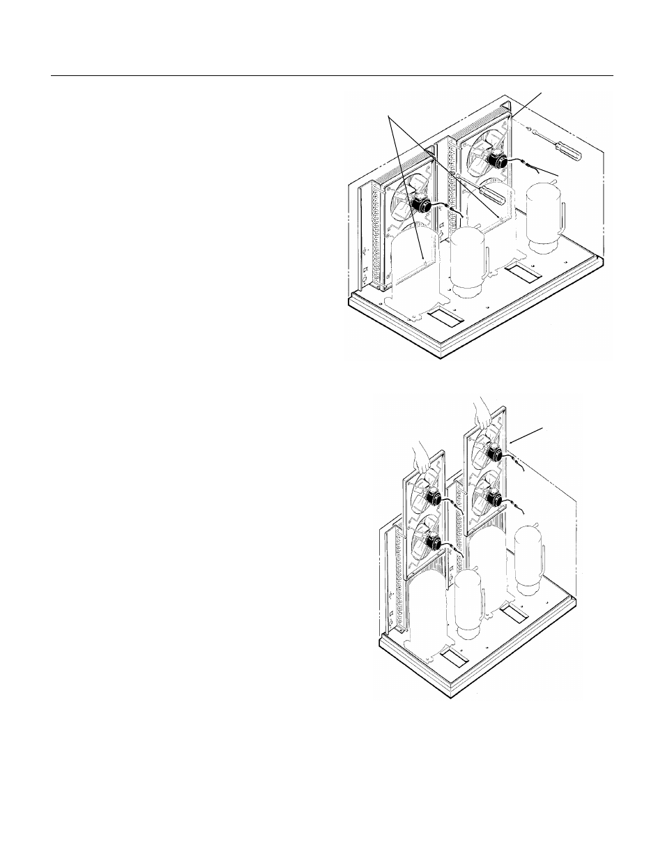 Fan motor assembly, Fm2400, Removal and replacement | Scotsman FM2400 User Manual | Page 30 / 32