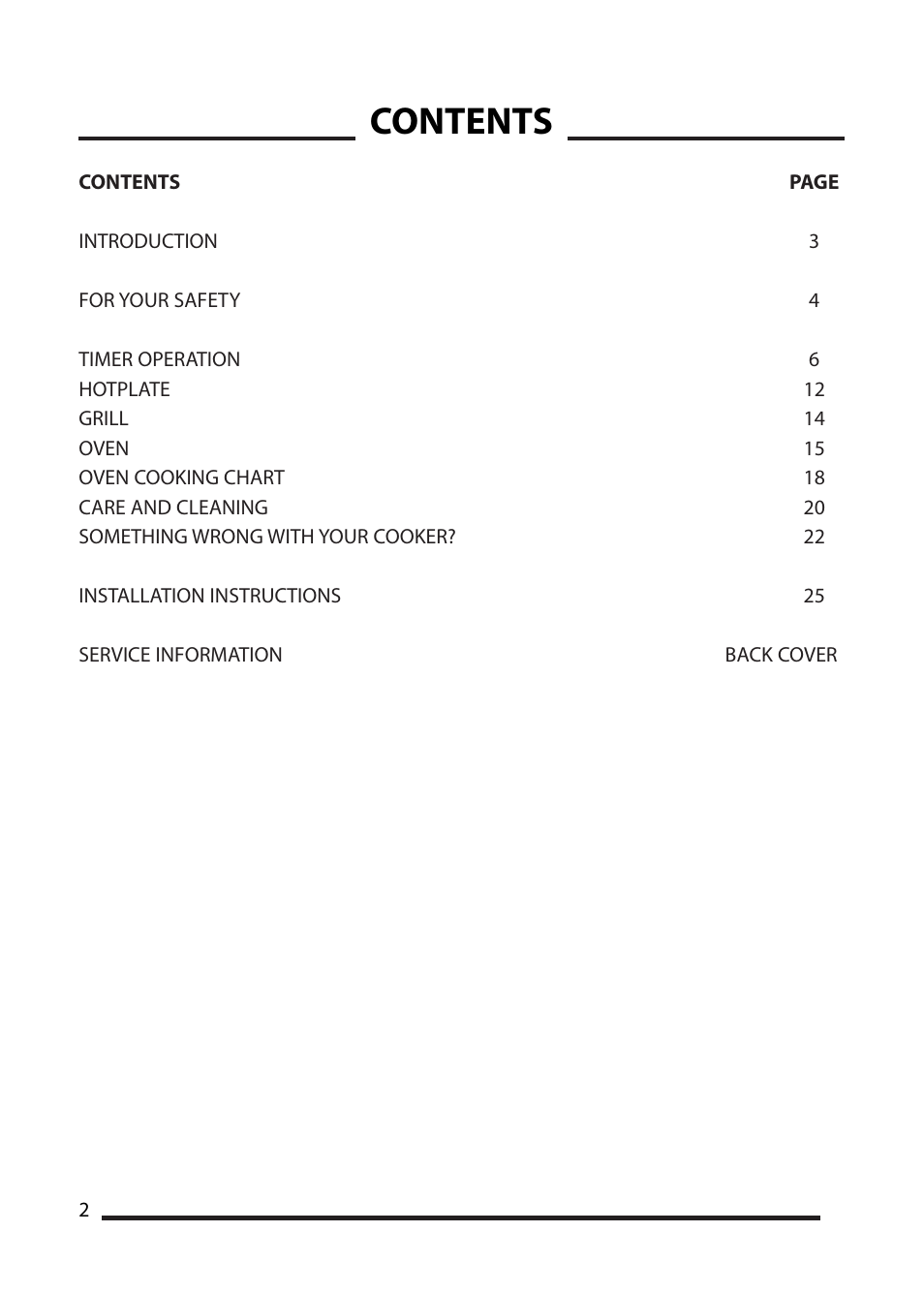 Cannon WESTMINSTER 4466200024-01 User Manual | Page 2 / 32