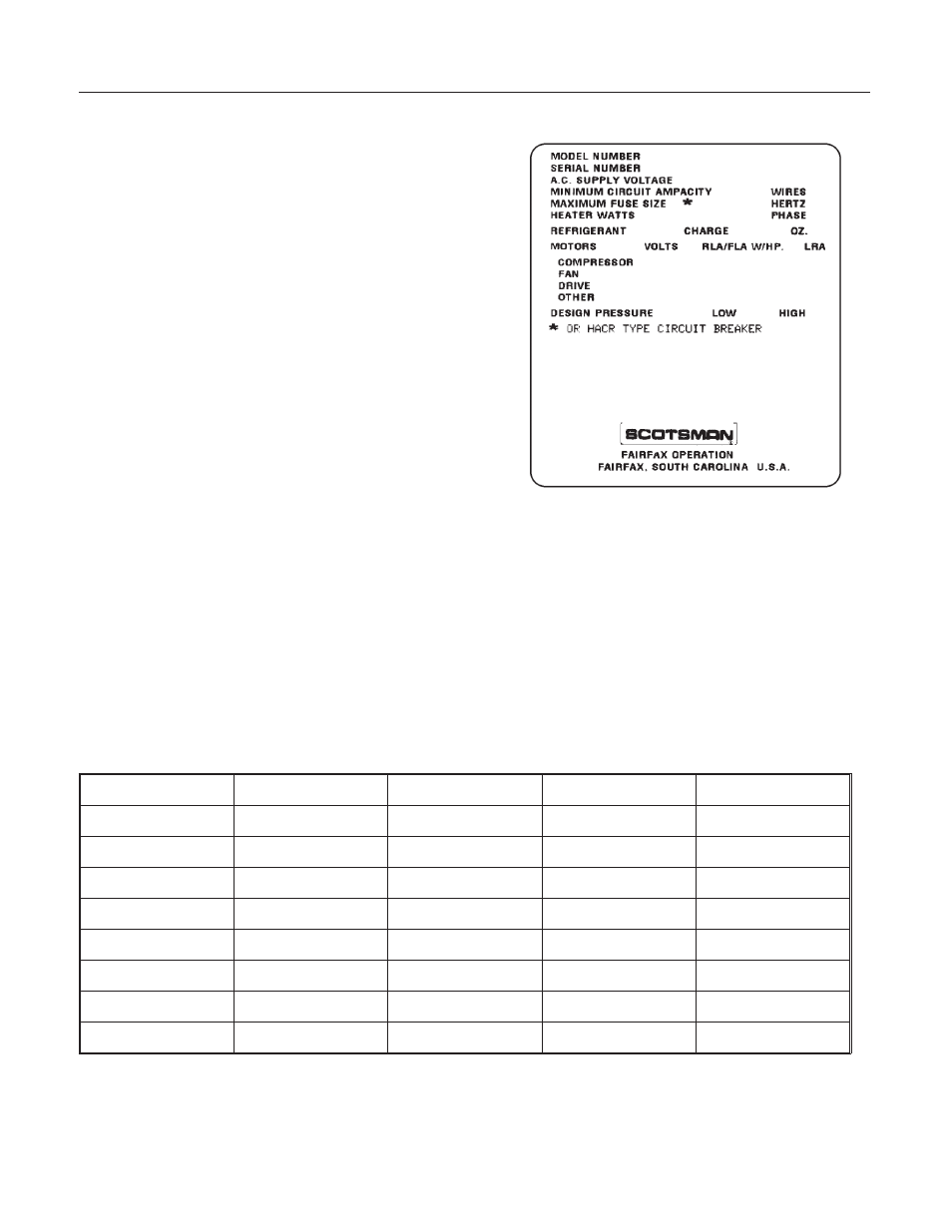 Hd356, Specifications & limitations | Scotsman HD356 User Manual | Page 2 / 14