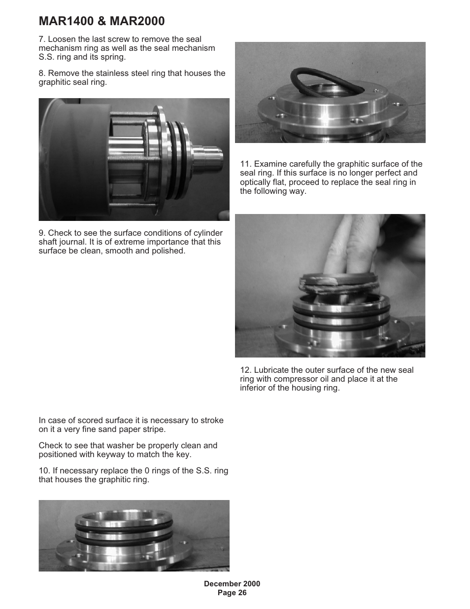 Scotsman MAR1400 User Manual | Page 26 / 33