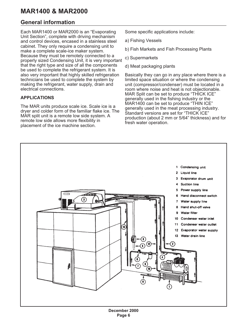 General information 6, General information | Scotsman MAR1400 User Manual | Page 6 / 33