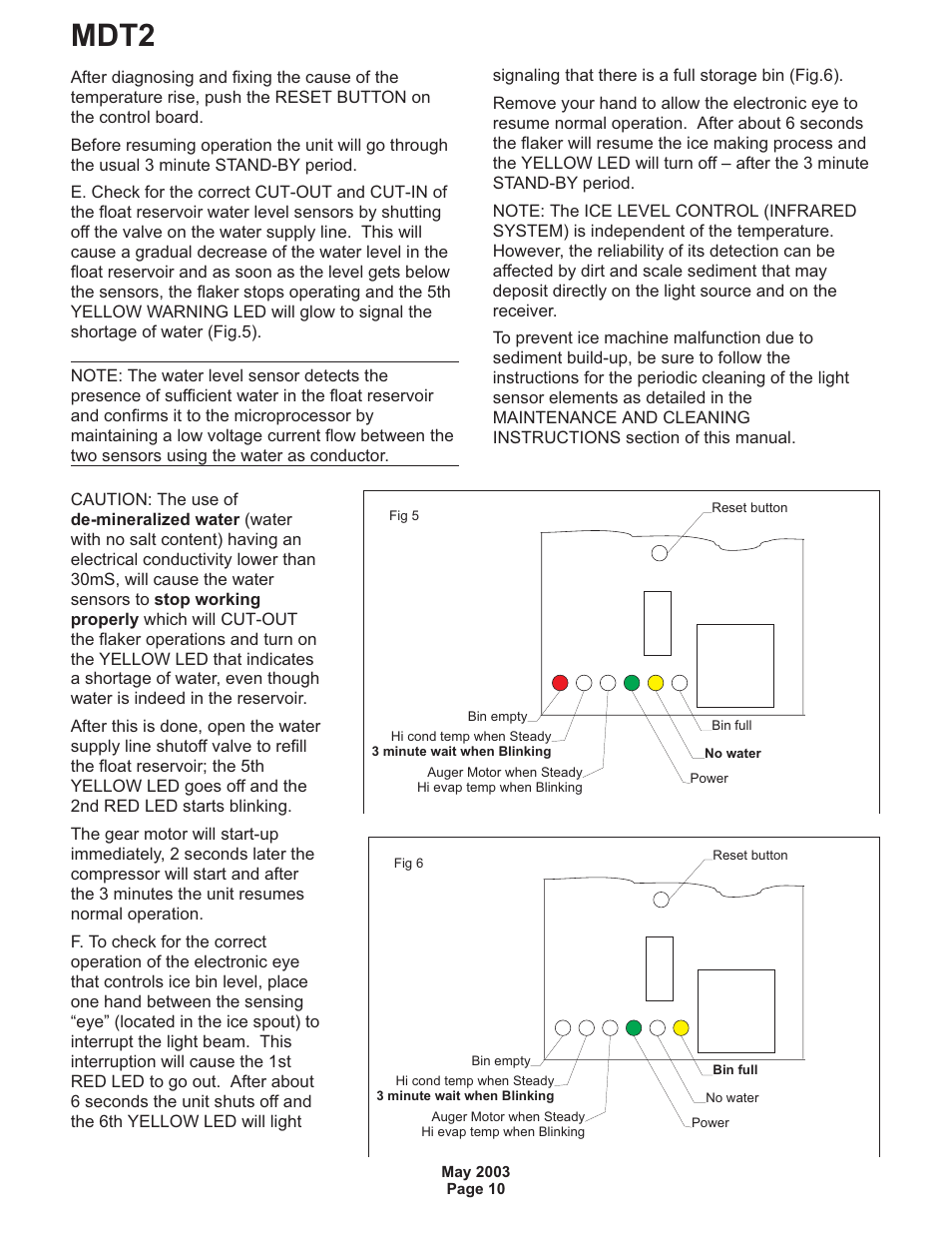 Mdt2 | Scotsman MDT2 User Manual | Page 10 / 26