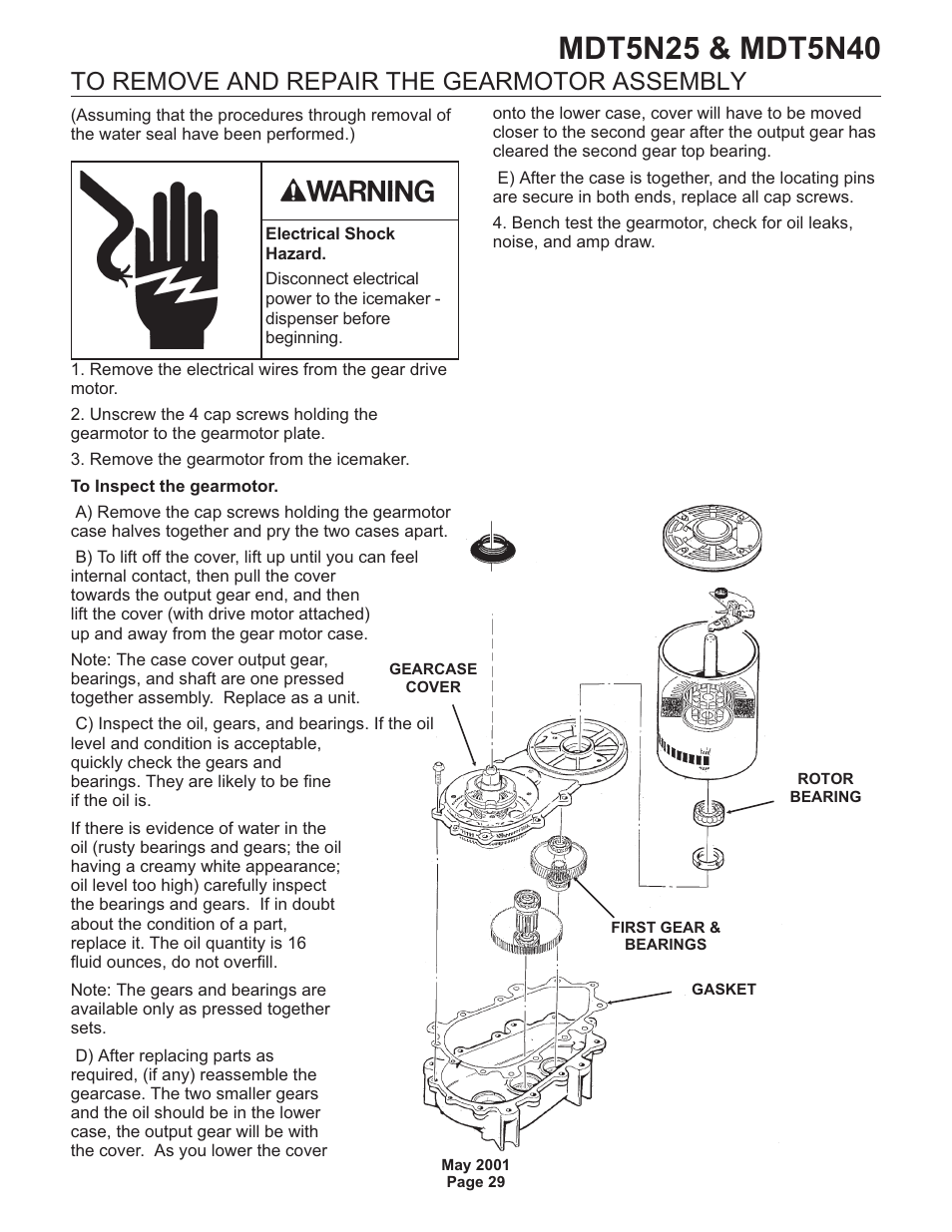 Scotsman MDT5N25 User Manual | Page 30 / 33