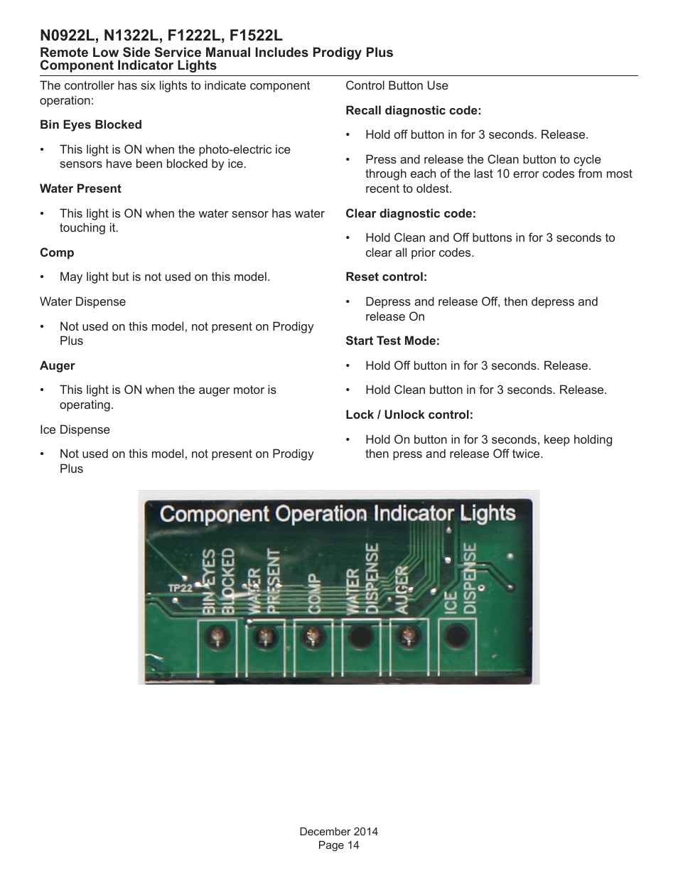 Scotsman F1222L Service Manual User Manual | Page 14 / 34