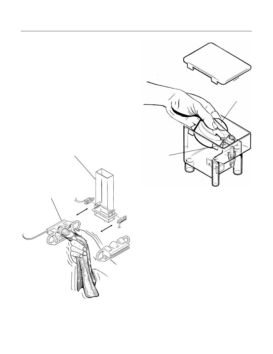 Water reservoir & bin controls, Nm1250r, Removal and replacement | Scotsman NM1250R User Manual | Page 31 / 39