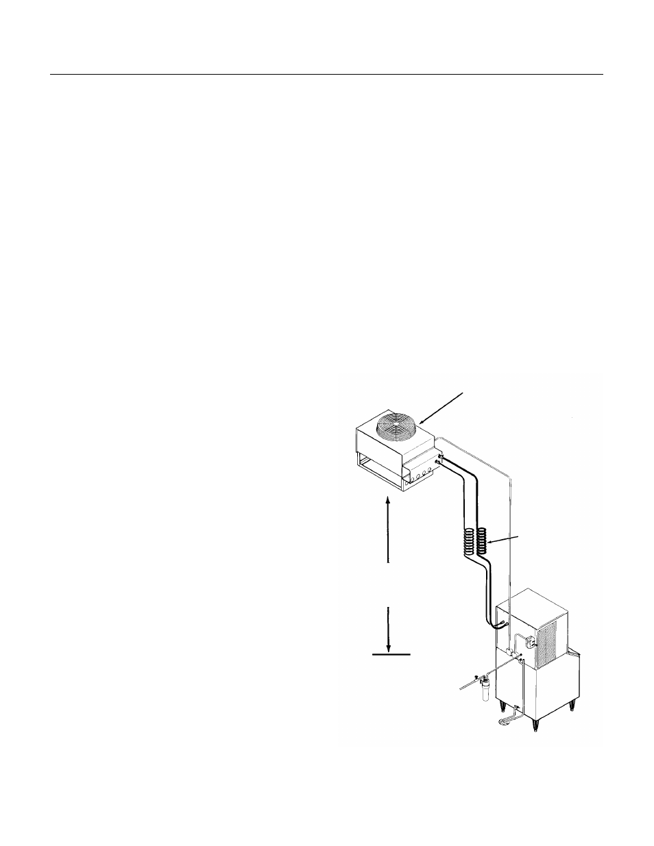 Remote condenser, Nm1250r, For the installer: remote condenser installation | Scotsman NM1250R User Manual | Page 6 / 39